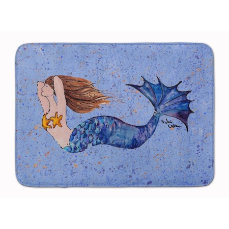 Jensendistributionservices Mermaid Machine Washable Memory Foam Mat MI2552192